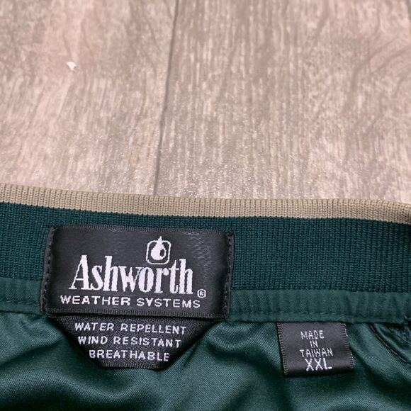 Ashworth‎ Golf Water Repellent Wind Resistant V-Neck Shirt Pullover Jacket - Picture 5 of 9